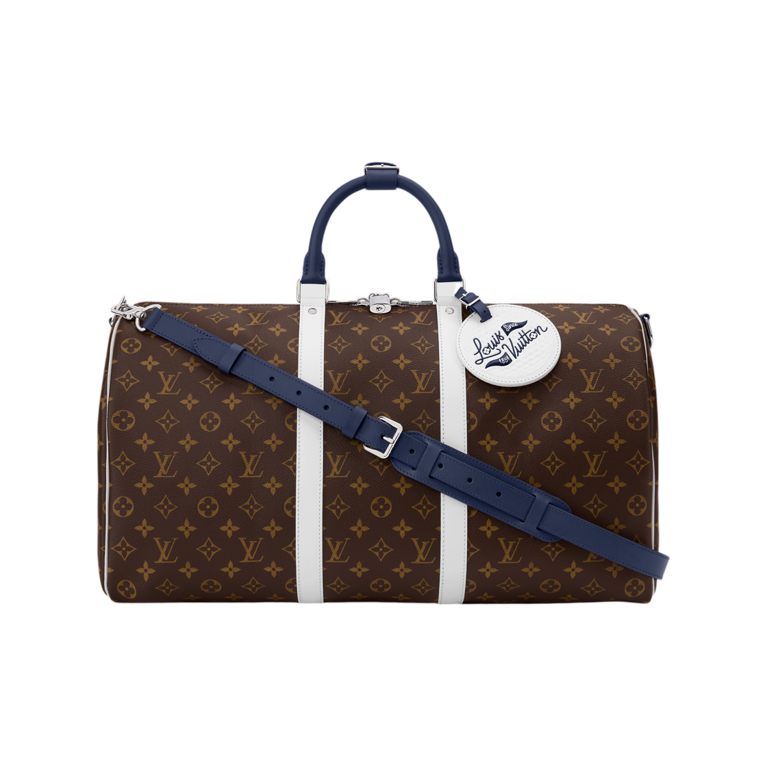 M28161 Louis Vuitton Keepall 50 Monogram Coated Canvas