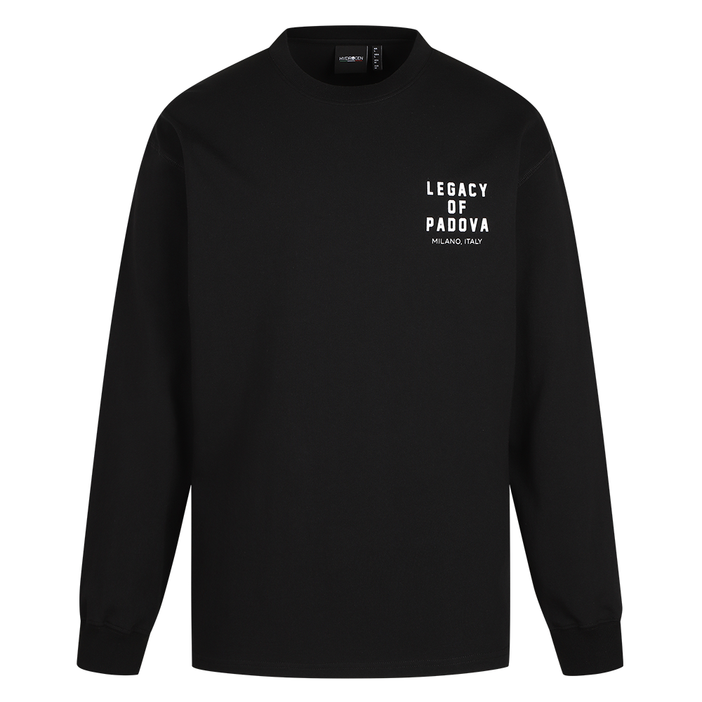 H31F1TL207 HYDROGEN Unisex Iconic Bone-Z Long Sleeve Black