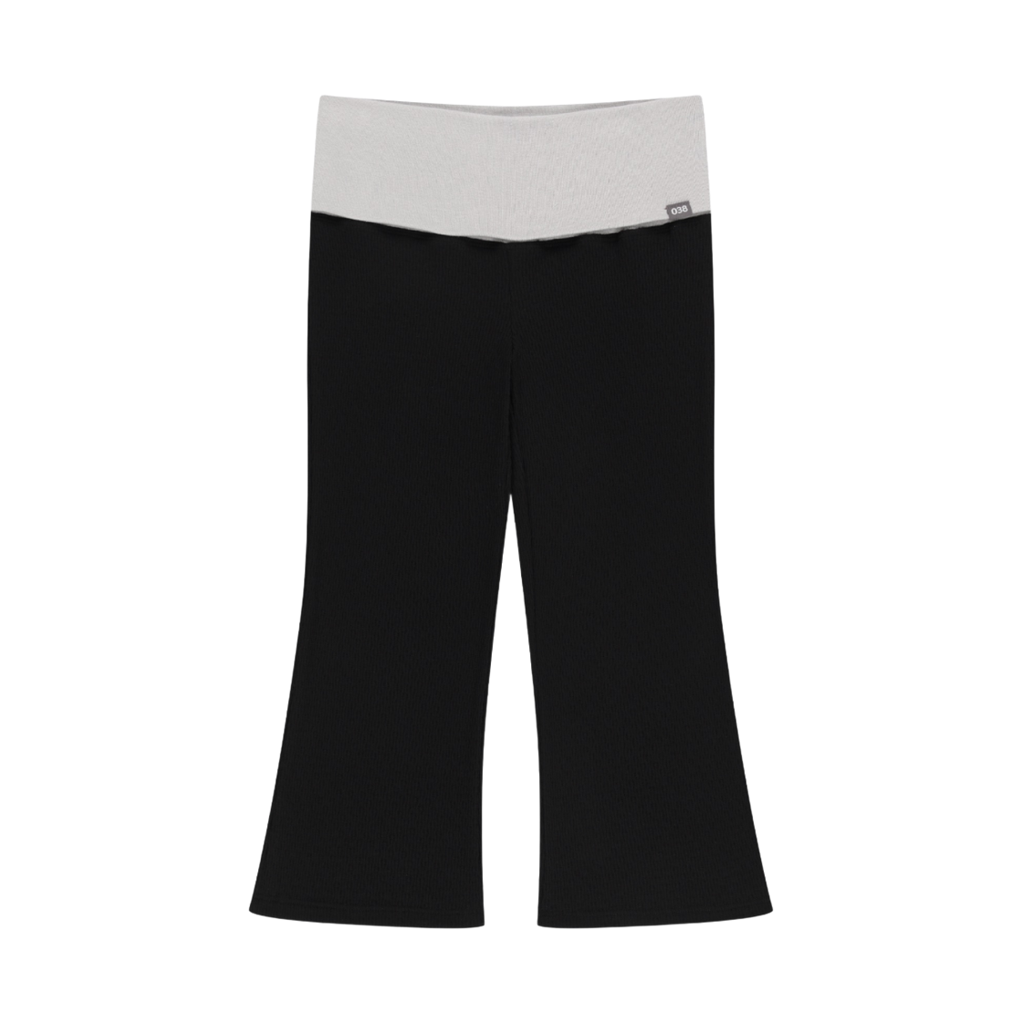코이세이오 038 미니 와플 폴딩 레깅스 블랙(COYSEIO 038 Mini Waffle Folding Leggings Black)