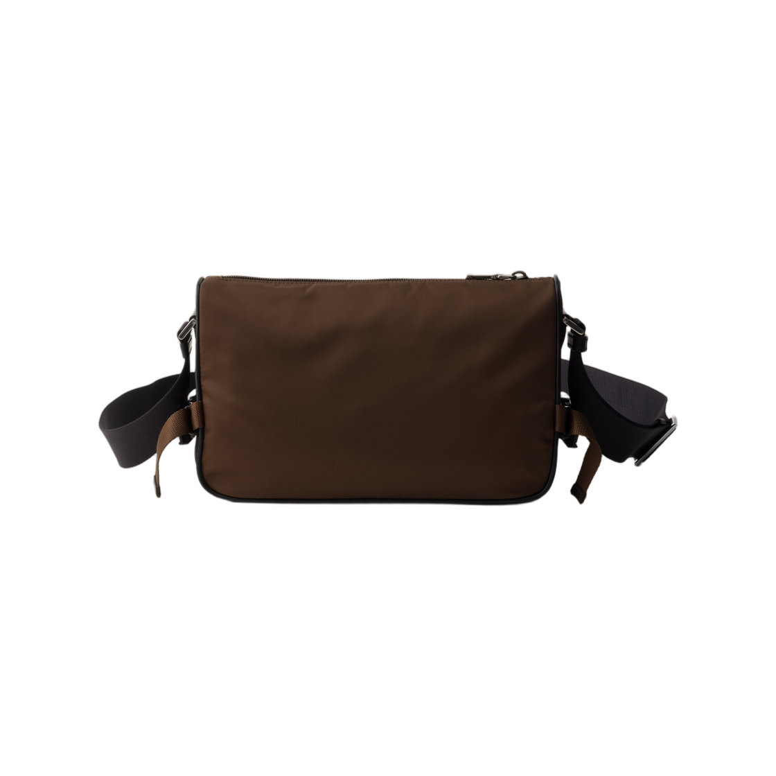 프라다 리나일론 앤 레더 숄더백 블랙 번트(Prada Re-Nylon and Leather Shoulder Bag Black Burnt) - 2