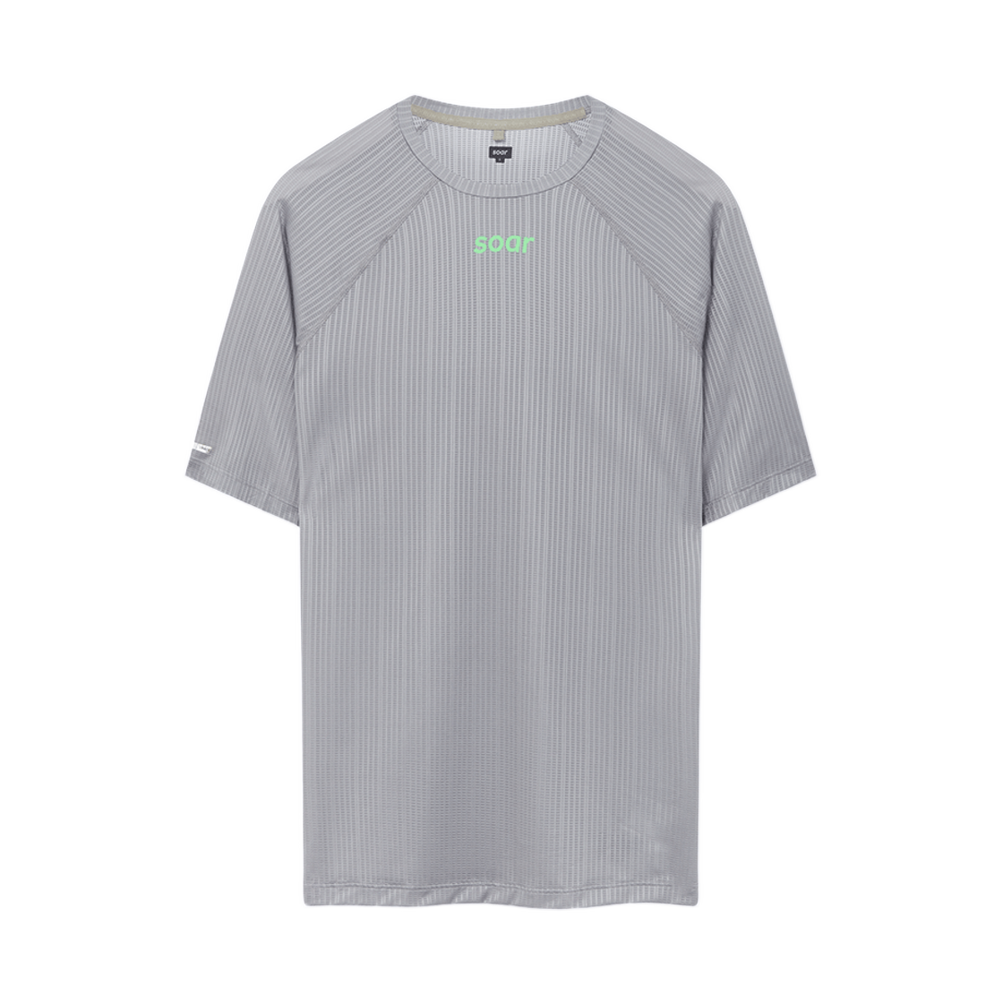 소어 러닝 레이스 티셔츠 실버(Soar Running Race T-Shirt Silver)