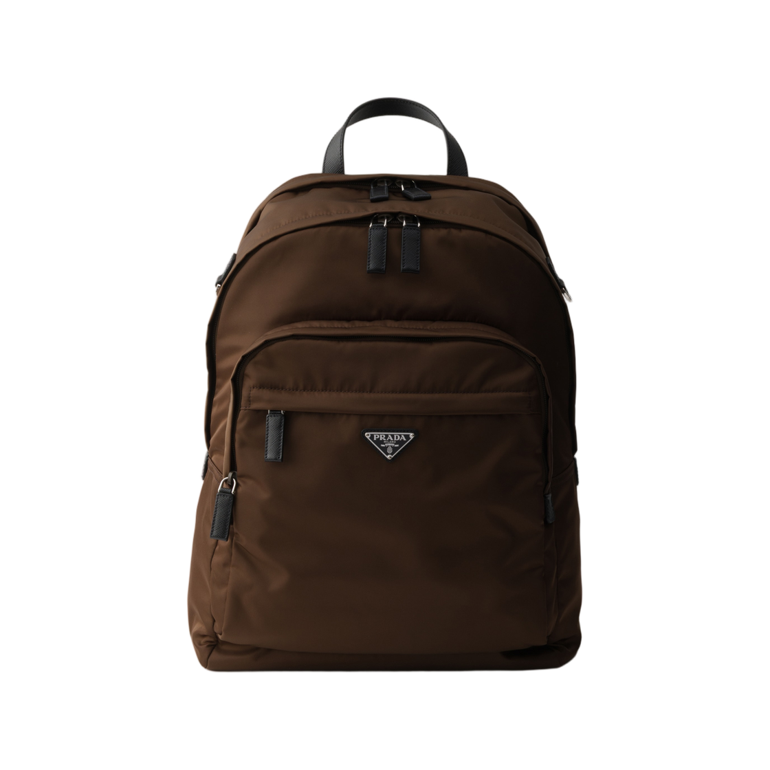 2VZ048-2DMG-F0038 Prada Re-Nylon and Saffiano Leather Backpack Sienna