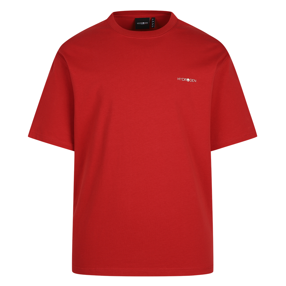 H11F2TR299 HYDROGEN Men's Bone-Z Graphic T-Shirt Red