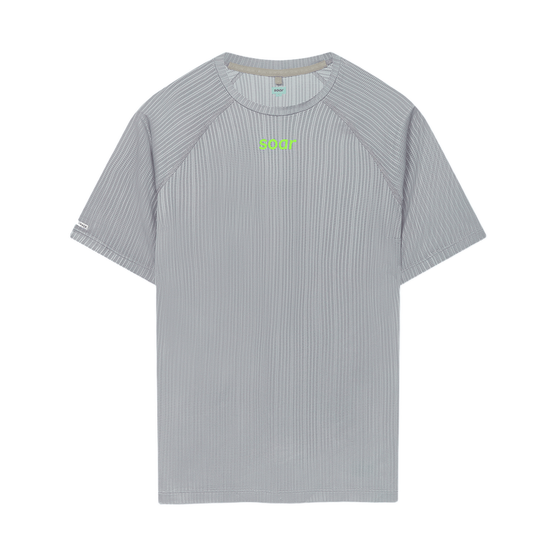 (W) 소어 러닝 레이스 티셔츠 실버((W) Soar Running Race T-Shirt Silver) - 1