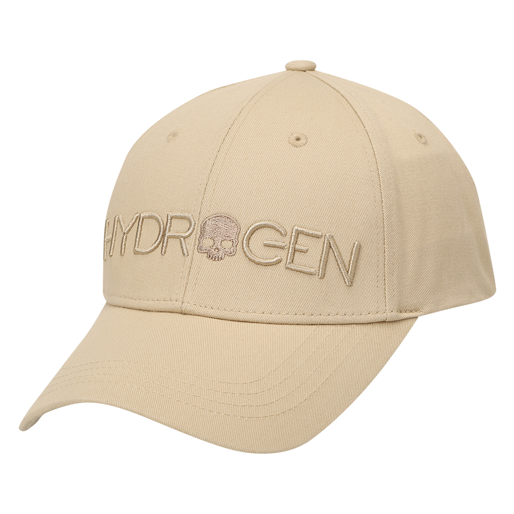 하이드로겐 로고 타이포그래피 볼캡 베이지(HYDROGEN Logo Typography Ball Cap Beige)