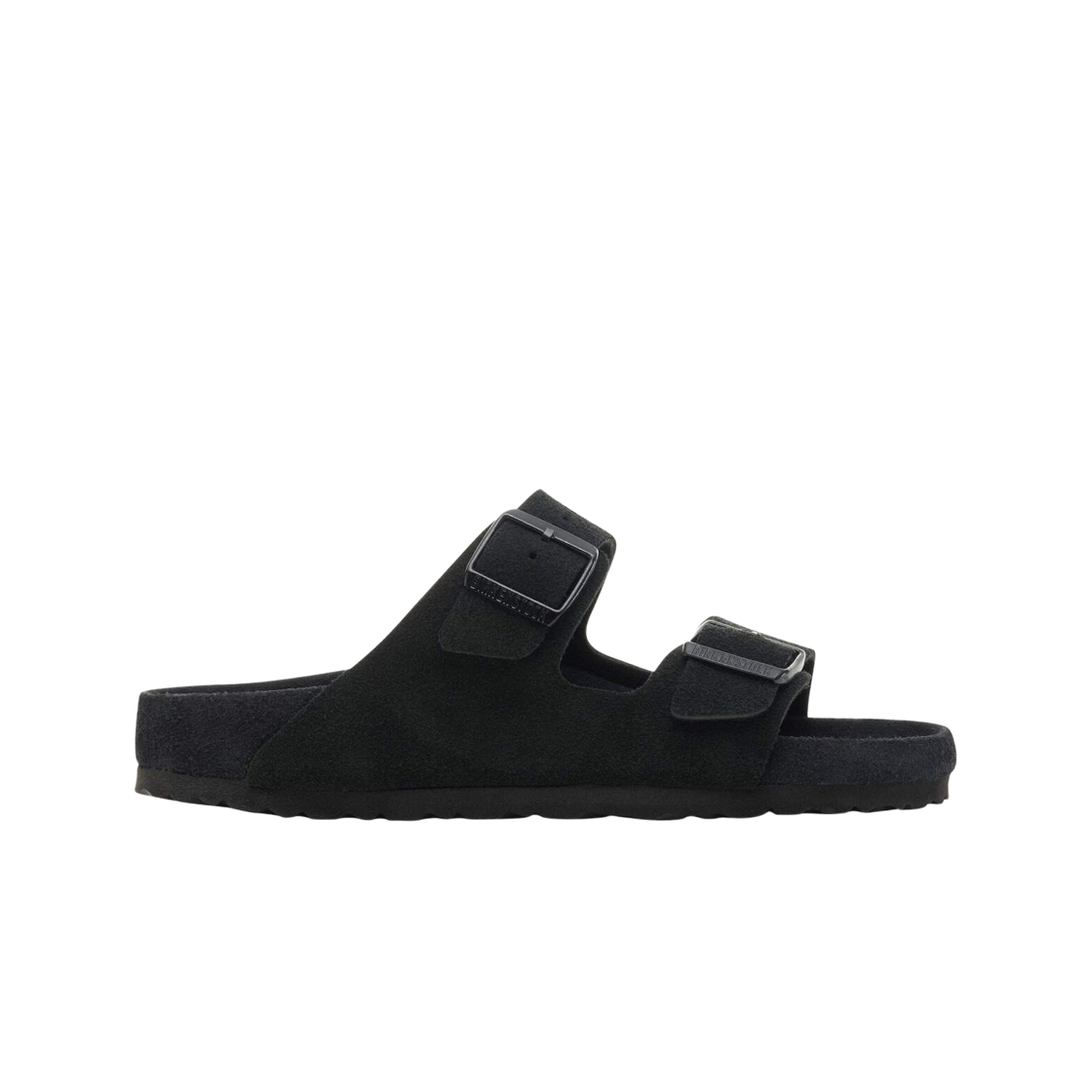 1030843 Birkenstock Arizona Suede Leather Black - Regular