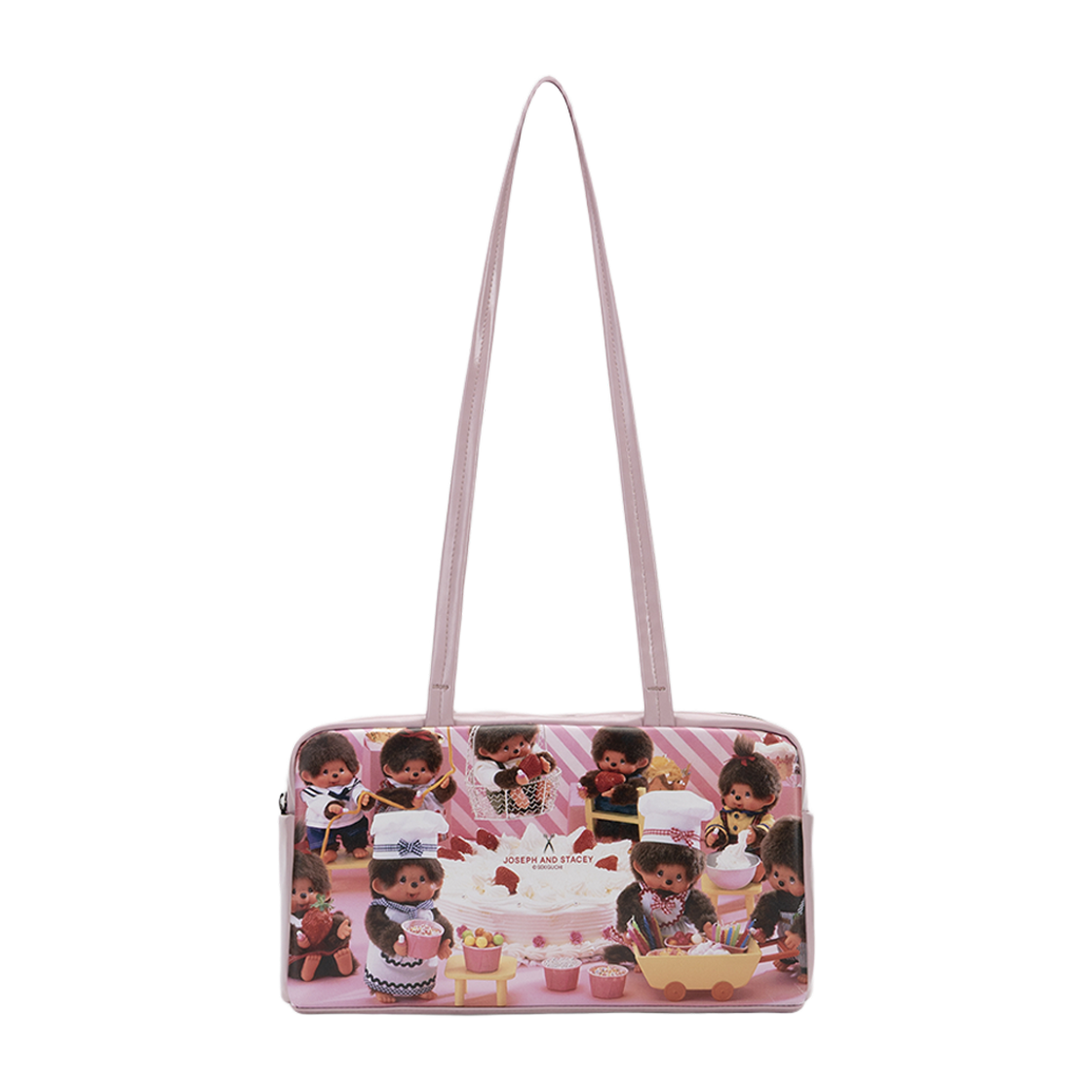 조셉앤스테이시 JAS 박스백 베이커리 몬치치 핑크(JOSEPH&STACEY JAS Box Bag Bakery Monchhichi Pink)