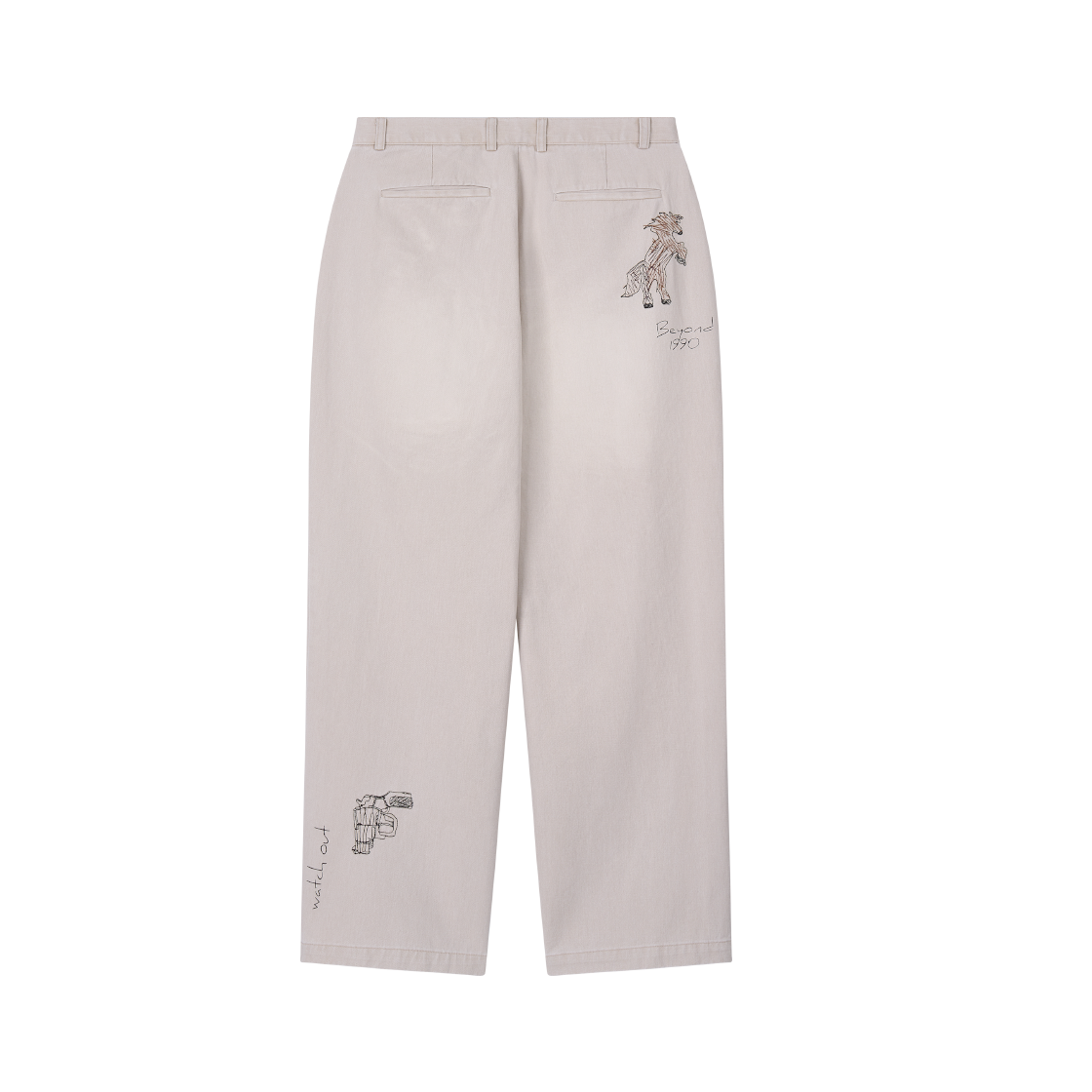 홍우성 필드 엑스퍼디션 치노 트라우저 아이보리(Hongwoosung Field Expedition Chino Trousers Ivory) - 2
