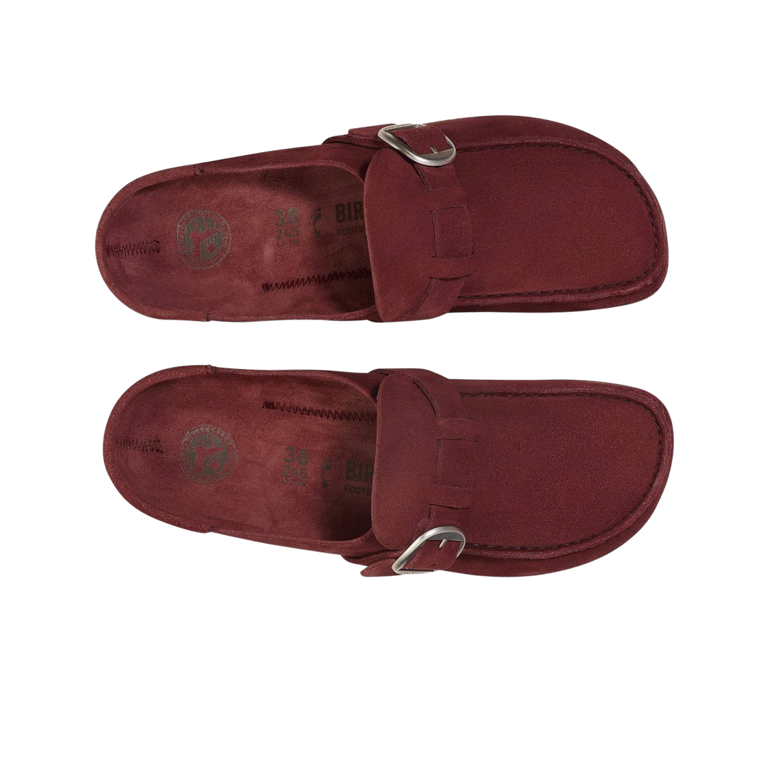 (W) 버켄스탁 버클리 스웨이드 레더 진판델 - 내로우((W) Birkenstock Buckley Suede Leather Zinfandel - Narrow) - 2