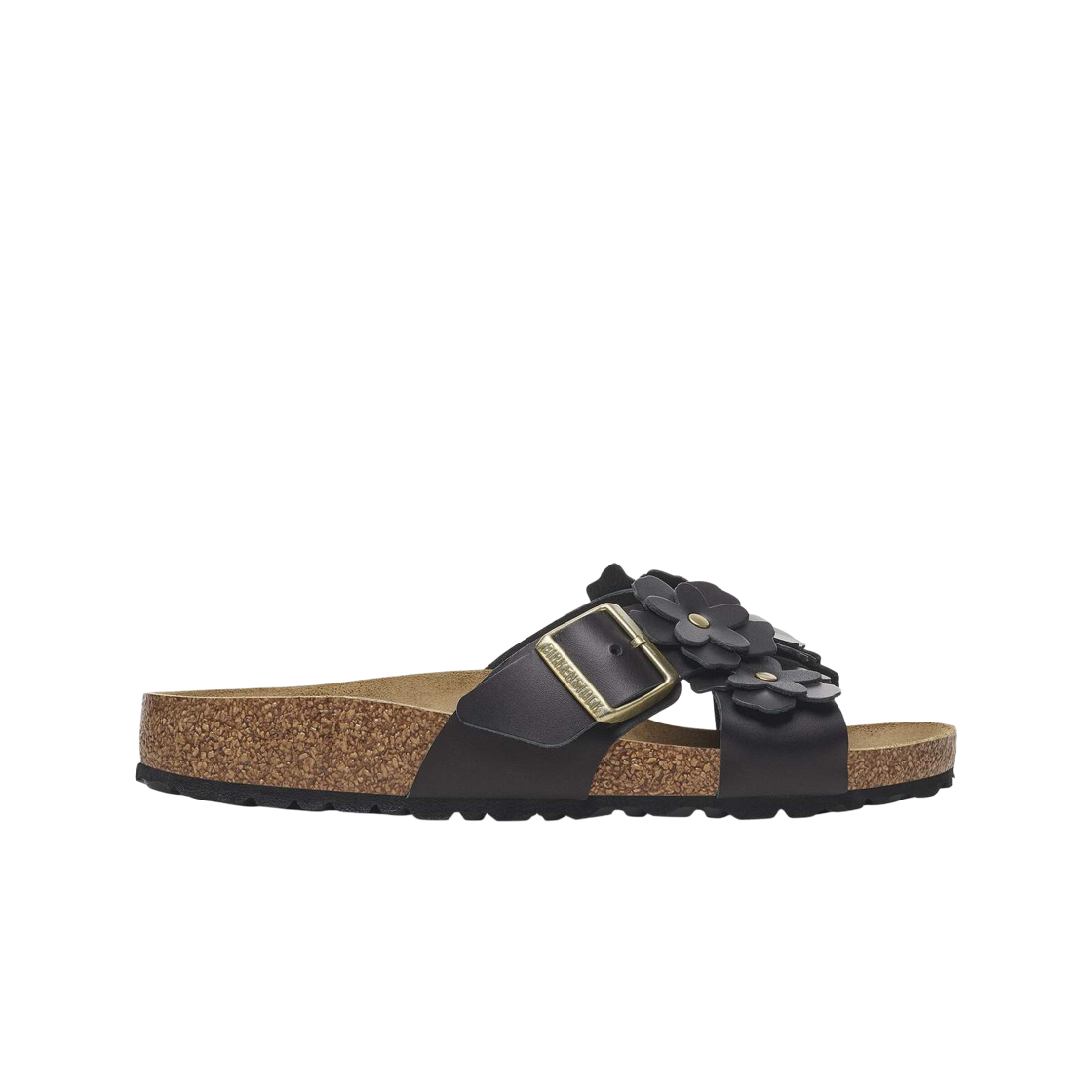 1026734 (W) Birkenstock Siena II Flower Black - Narrow