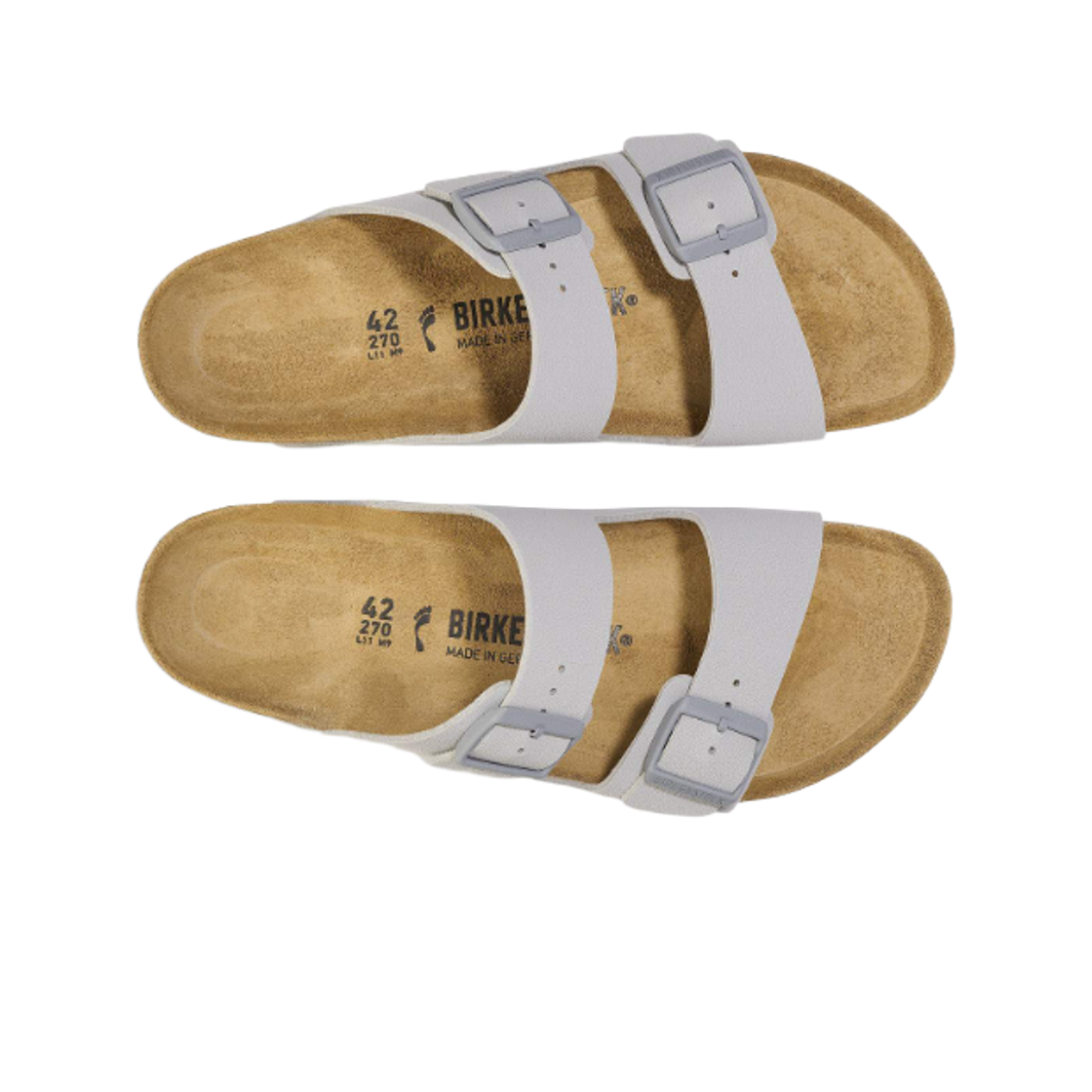 버켄스탁 아리조나 비르코 플로 스톤 코인 - 내로우(Birkenstock Arizona Birko Flor Stone Coin - Narrow) - 2