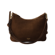 Prada Fold Large Suede Bag Cocoa Brown