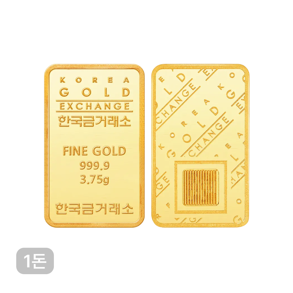 금 한국금거래소 골드바 3.75g(Gold Korea Gold Exchange Gold Bar 3.75g)