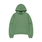 COYSEIO 038 Coverstitch Hoodie Green