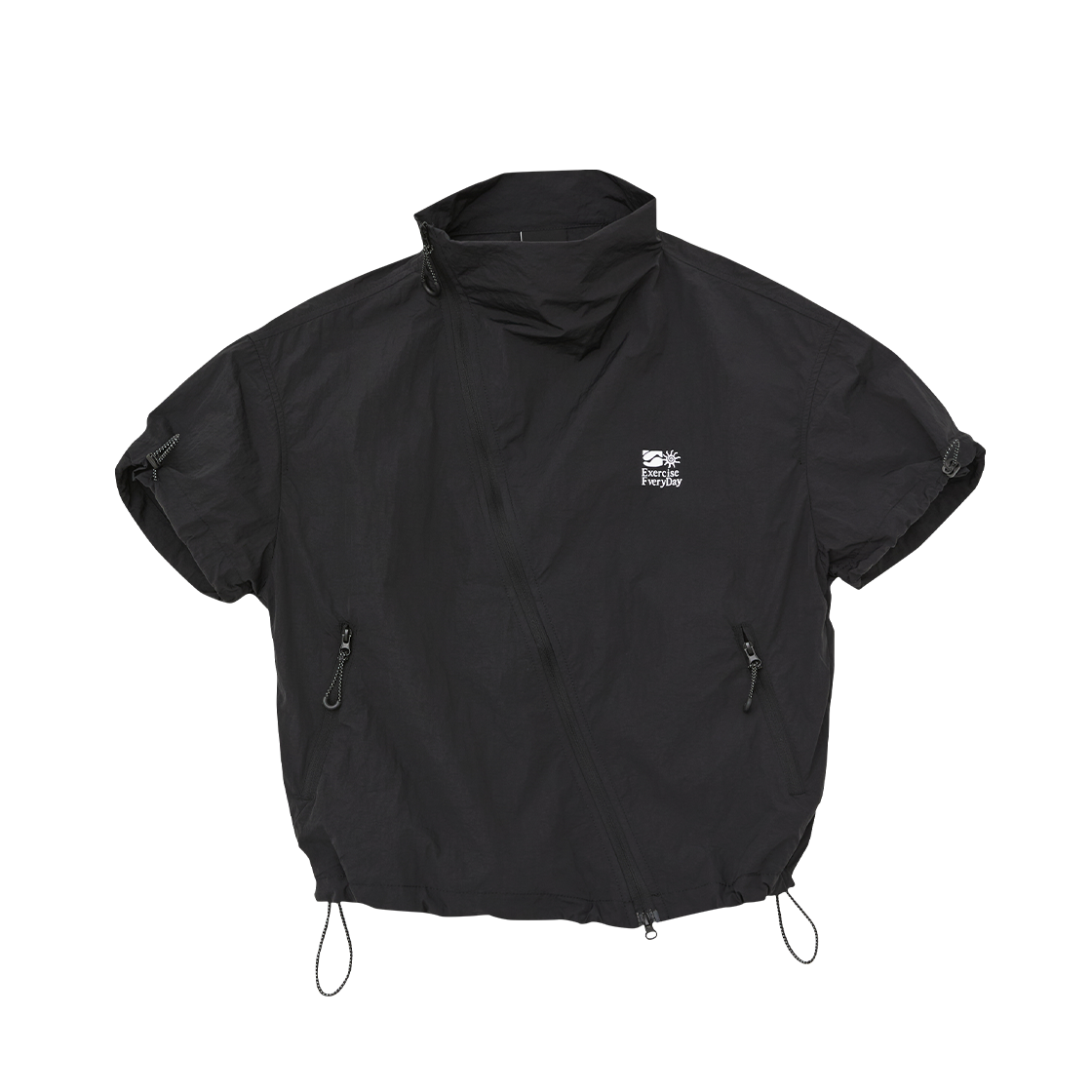 엠아이엠 애심 지퍼 자켓 블랙(MIM Asym Zip Jacket Black)