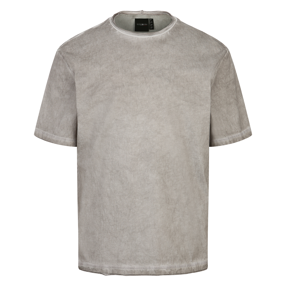 H11F2TR233 HYDROGEN Men's Washed Bone-Z Graphic T-Shirt Beige