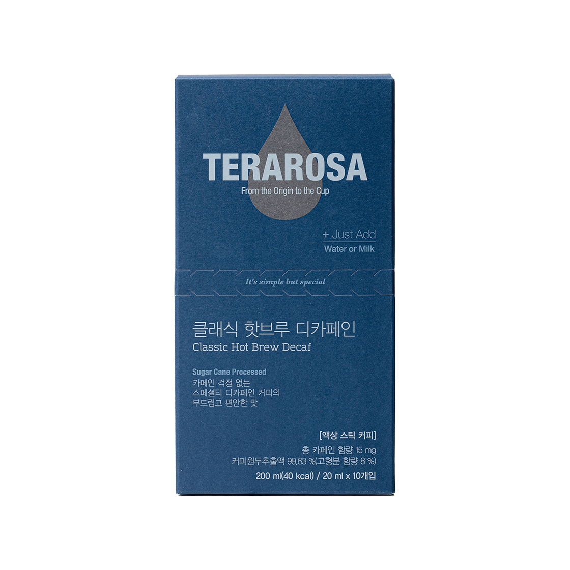 테라로사 디카페인 핫브루 액상 스틱 10개입(TERAROSA Specialty Hot Brew Stick Decaf)