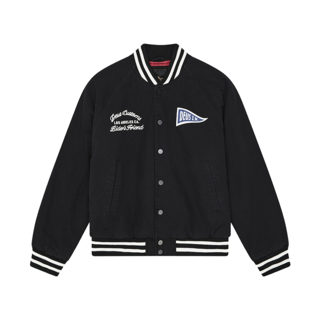 데우스 엑스 마키나 스타디움 자켓 블랙(Deus Ex Machina Stadium Jacket Black) - 1