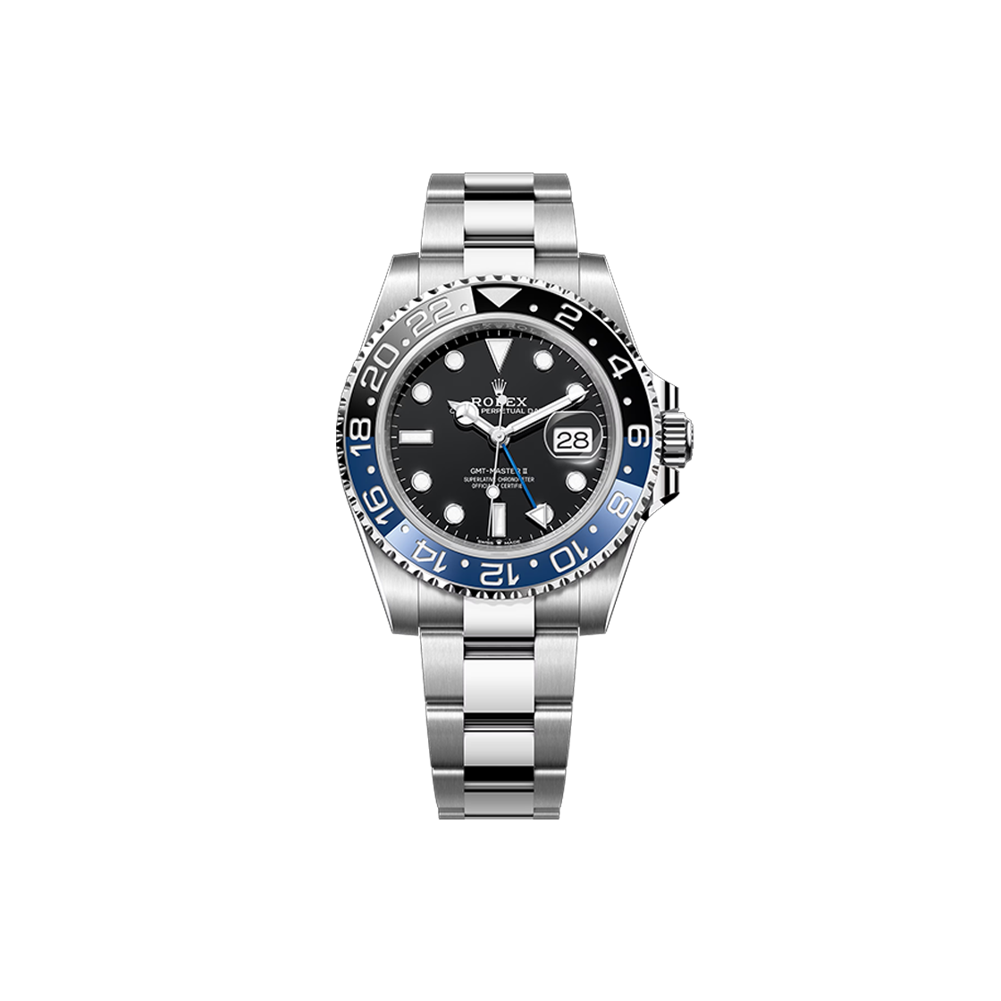 롤렉스 GMT-마스터Ⅱ 40-126710BLNR 블랙 바+도트 오이스터 NO.7576(Rolex GMT-Master II 40mm Black and Blue Oyster No. 7576)