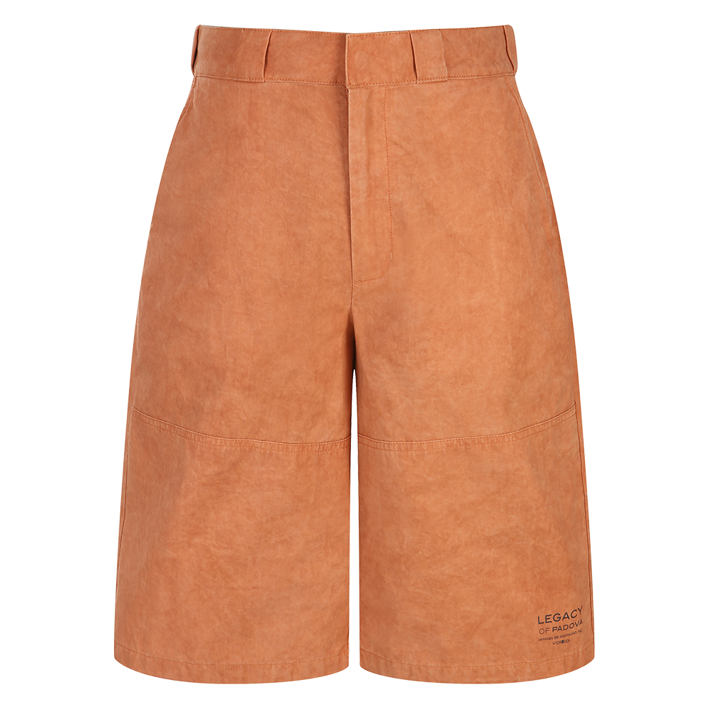 하이드로겐 남성 더블니 반바지 오렌지(HYDROGEN Men's Double-knee Shorts Orange)
