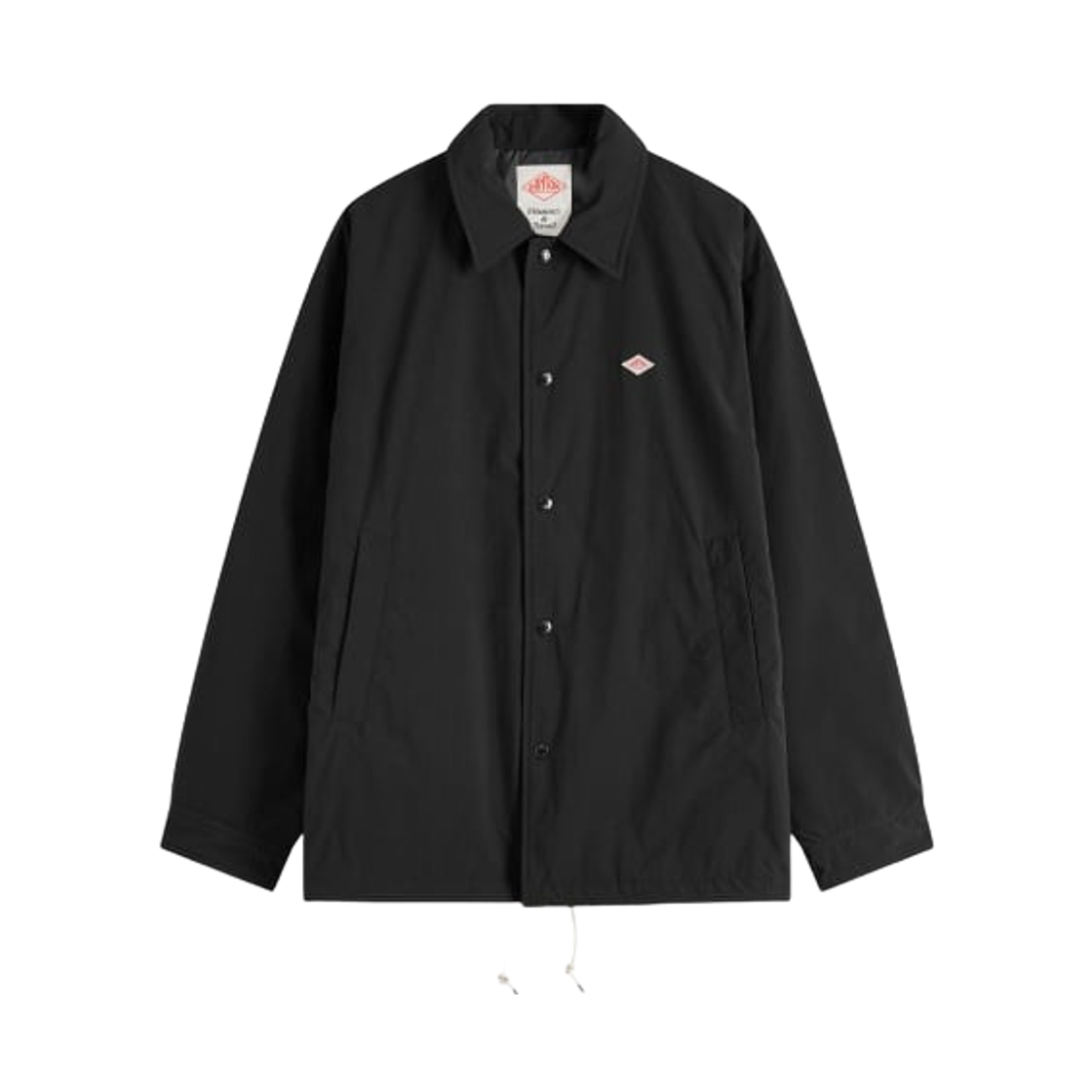DT-A0651 Danton Logo Coach Jacket Black