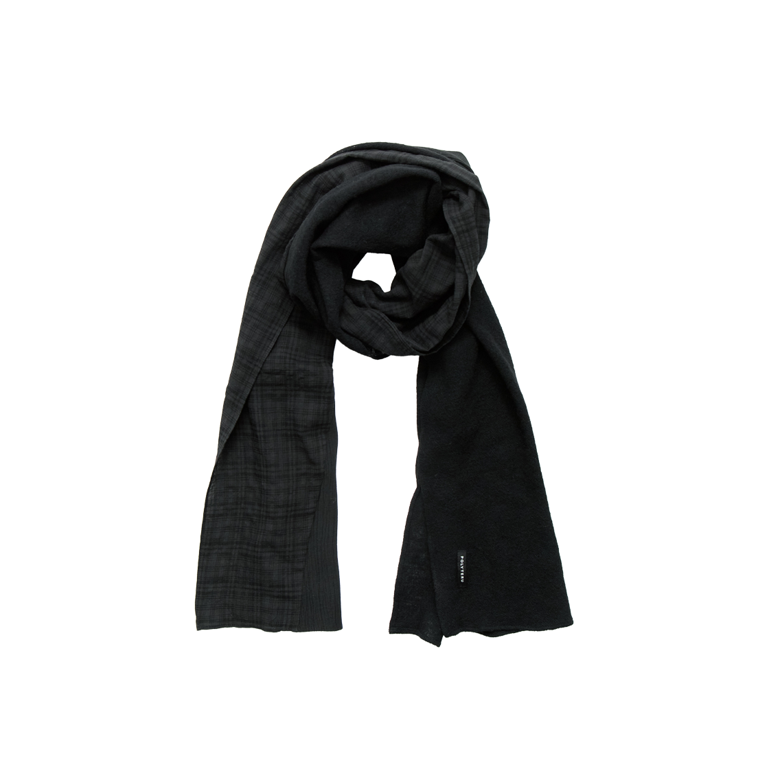 폴리테루 인터 컷 머플러 블랙(Polyteru Inter Cut Muffler Black)