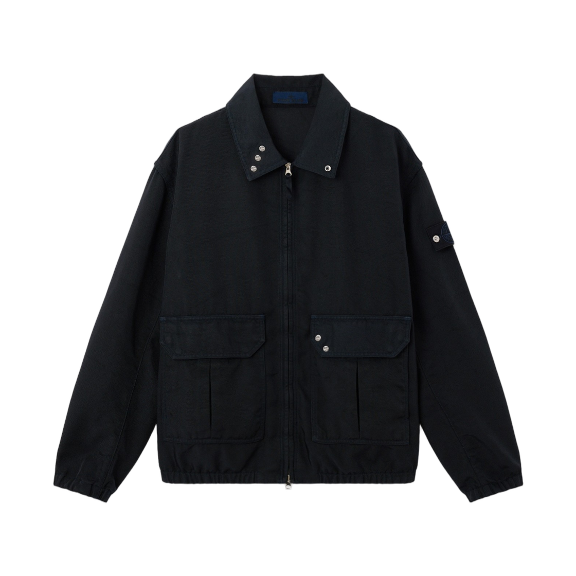 스톤 아일랜드 4100002 덴스 옥스포드 나일론-TC 코치 자켓 안티 드롭 네이비 블루 - 26SS
