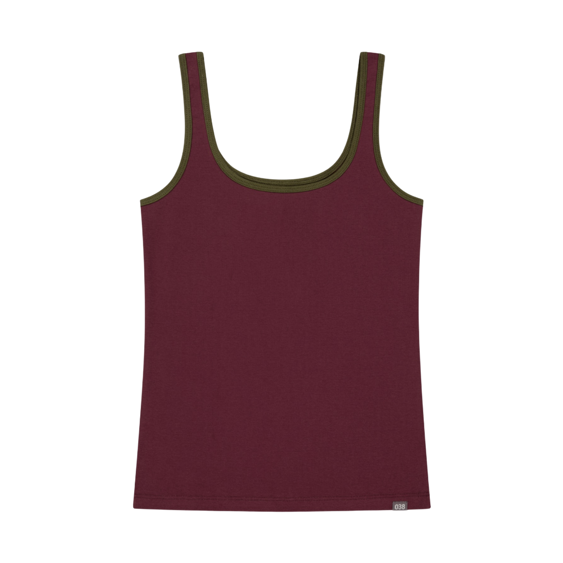 코이세이오 038 투 톤 슬리브리스 레드(COYSEIO 038 Two-Tone Sleeveless Red)