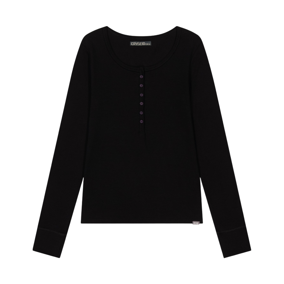 CY26FSTOLS307 COYSEIO 038 Button Long Sleeve Black