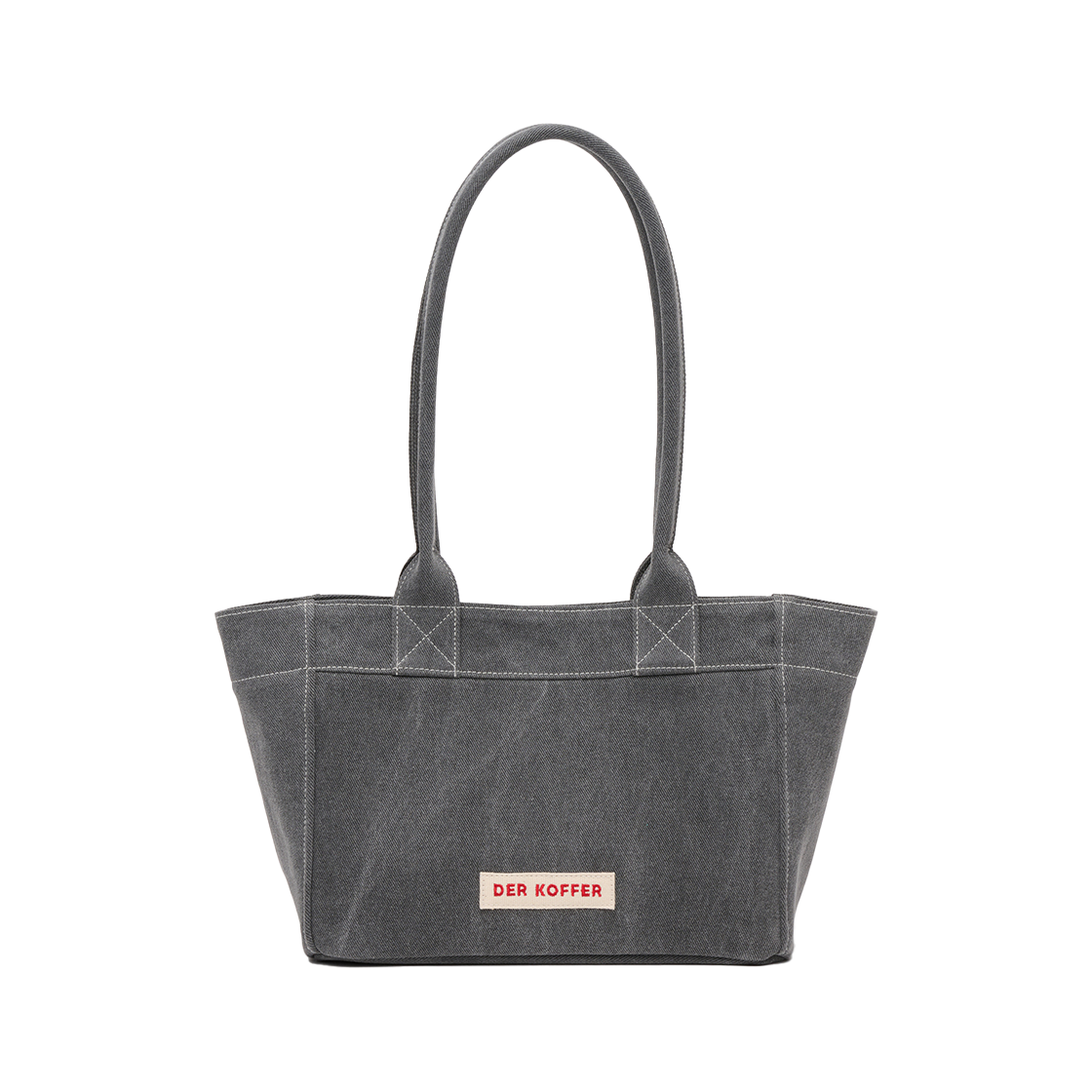 델 코퍼 쇼퍼 보트 빈티지 차콜(Der Koffer Shopper Boat Vintage Charcoal)