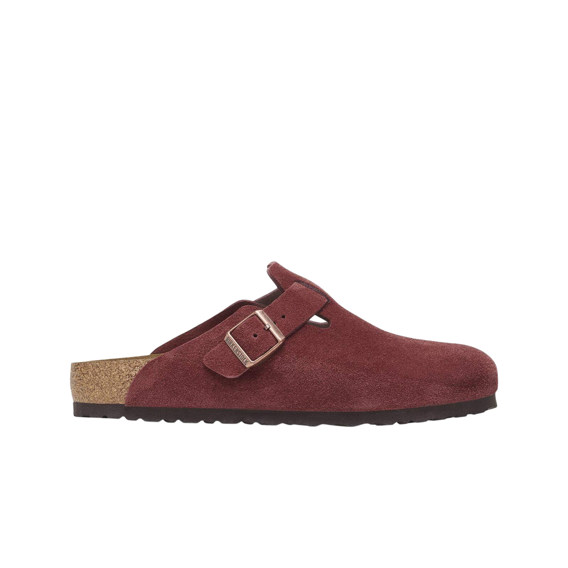 1028312 Birkenstock Boston Suede Leather Zinfandel - Narrow