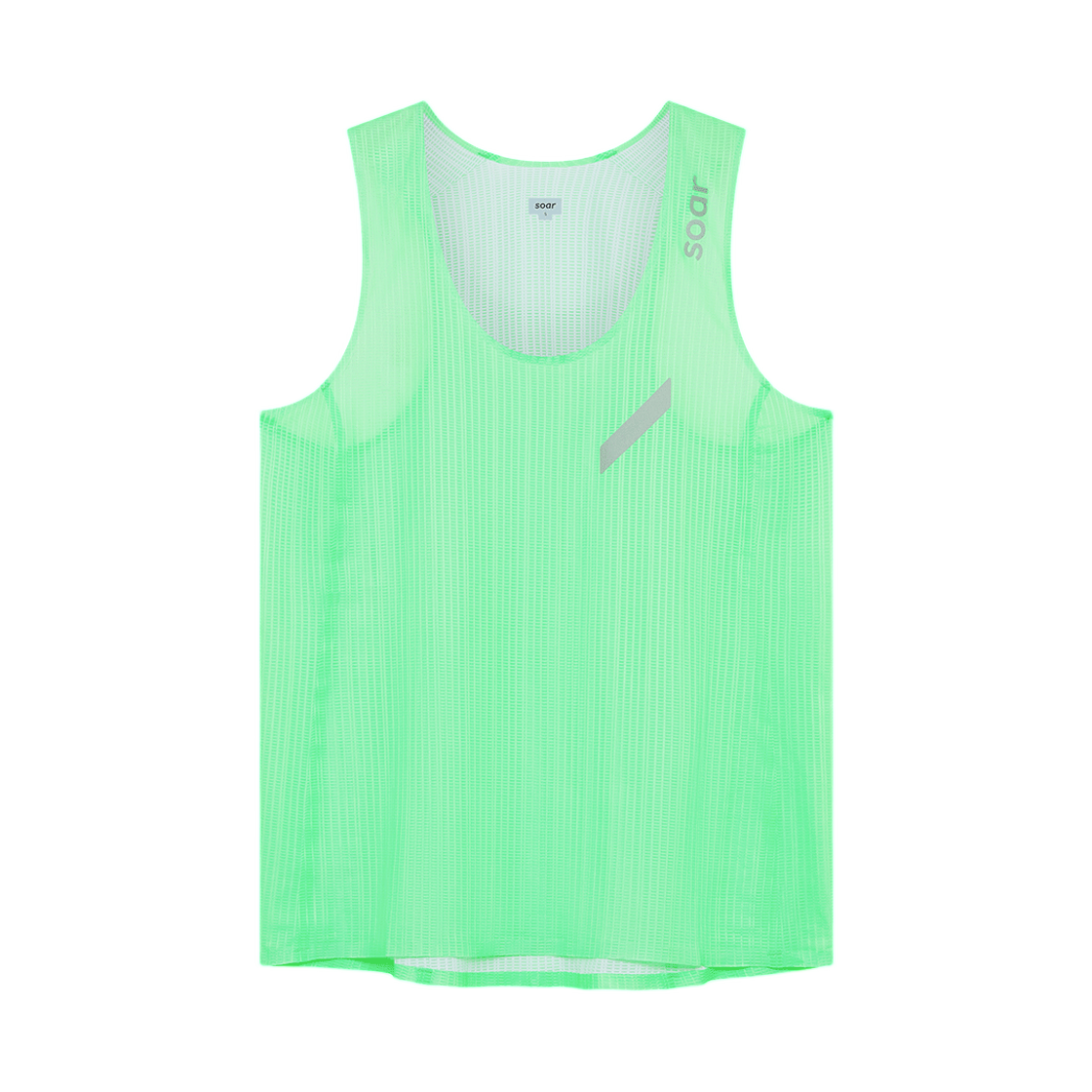 (W) 소어 러닝 레이스 베스트 브라이트 그린((W) Soar Running Race Vest Bright Green) - 1