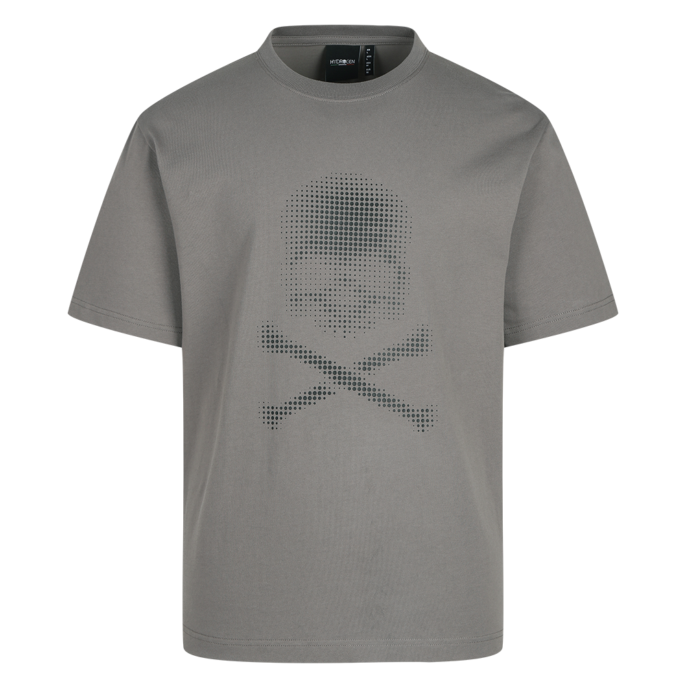 하이드로겐 남성 아카이브 본즈 반팔 티셔츠 베이지(HYDROGEN Men's Archive Bone-Z T-Shirt Beige)