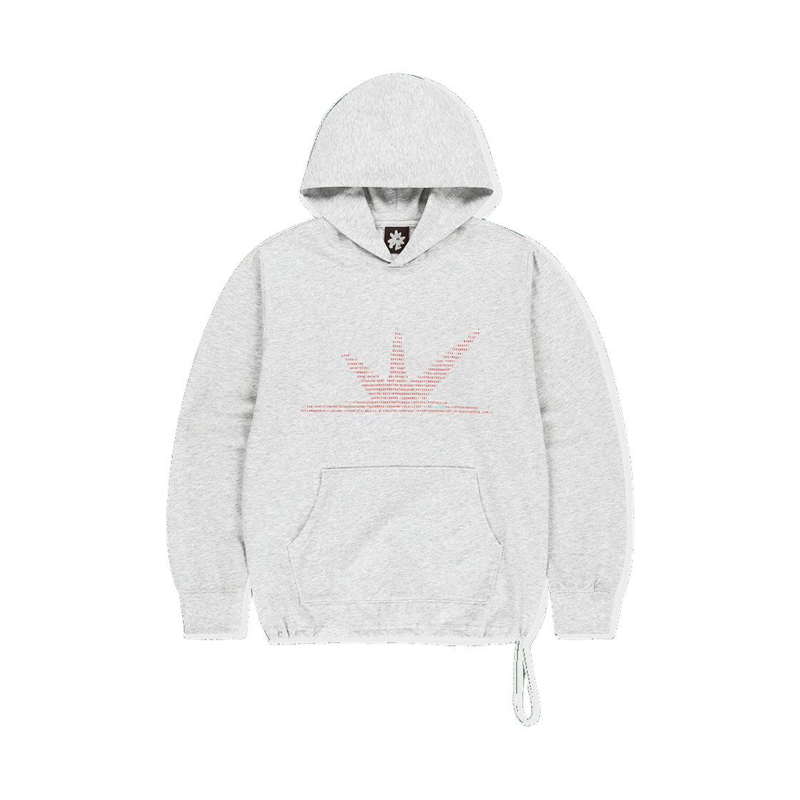 SL261TTSLT04HR [5% 적립] sunlovetour ASCII Daybreak LS Hooded Tee Heather Grey