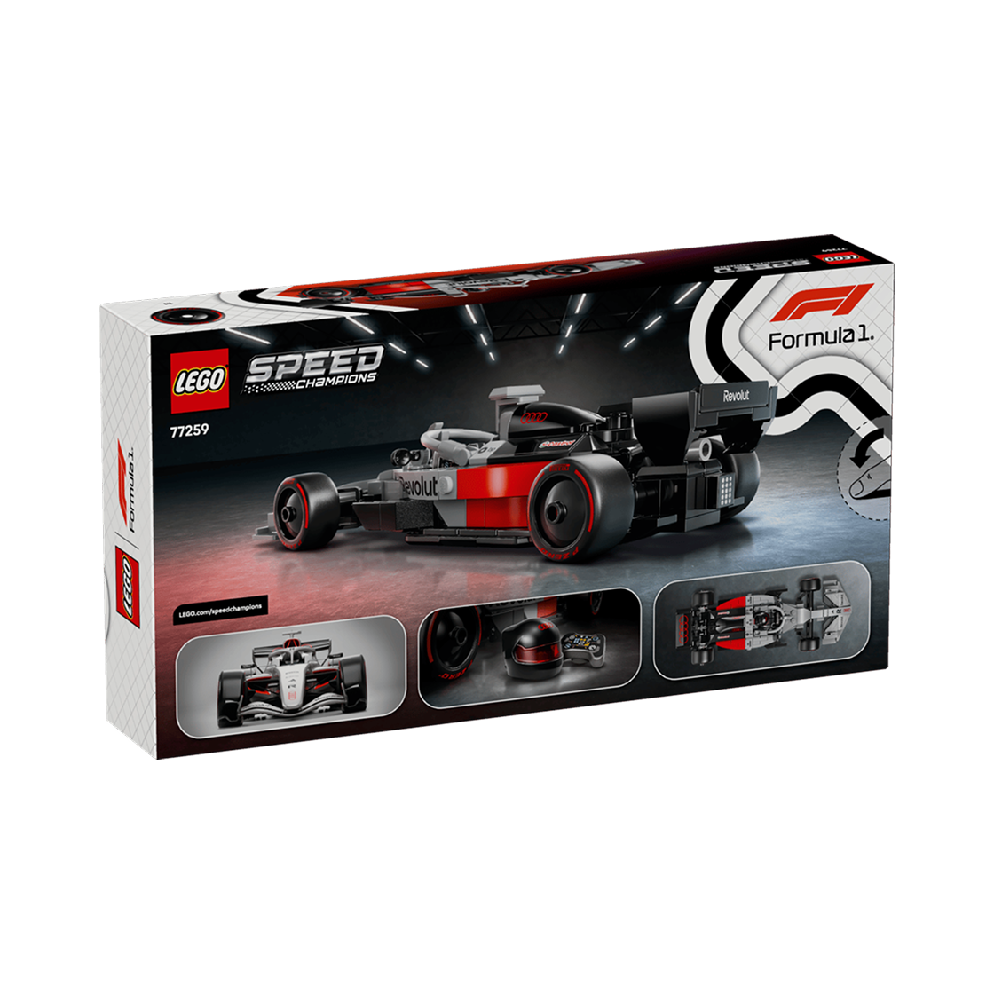 레고 스피드 챔피언 아우디 레볼루트 F1 팀 R26 레이스카(Lego Speed Champions Audi Revolut F1 Team R26 Race Car) - 2