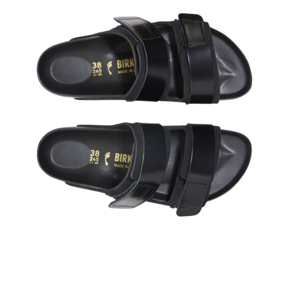 버켄스탁 우지 누벅 레더 블랙 - 내로우(Birkenstock Uji Nubuck Leather Black - Narrow) - 2