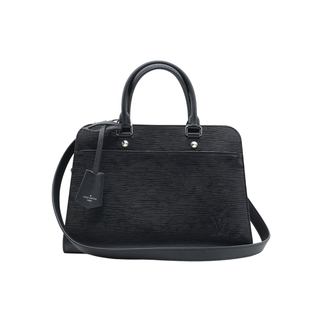 루이비통 M51238 블랙 에삐 레더 루이비통 MM 탑핸들 2WAY(Louis Vuitton M51238 Black Epi Leather Vanu MM Top Handle 2-Way Bag) - 1