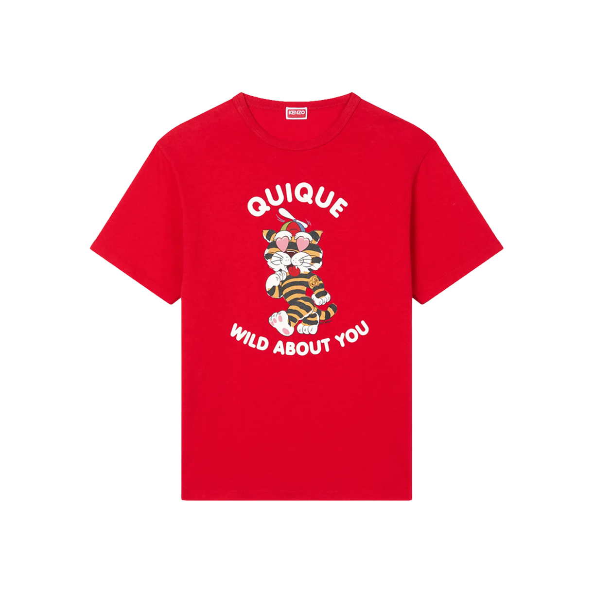 KM6BTSSKZ15RD Kenzo Cartoon Classic T-Shirt Cherry - 26SS