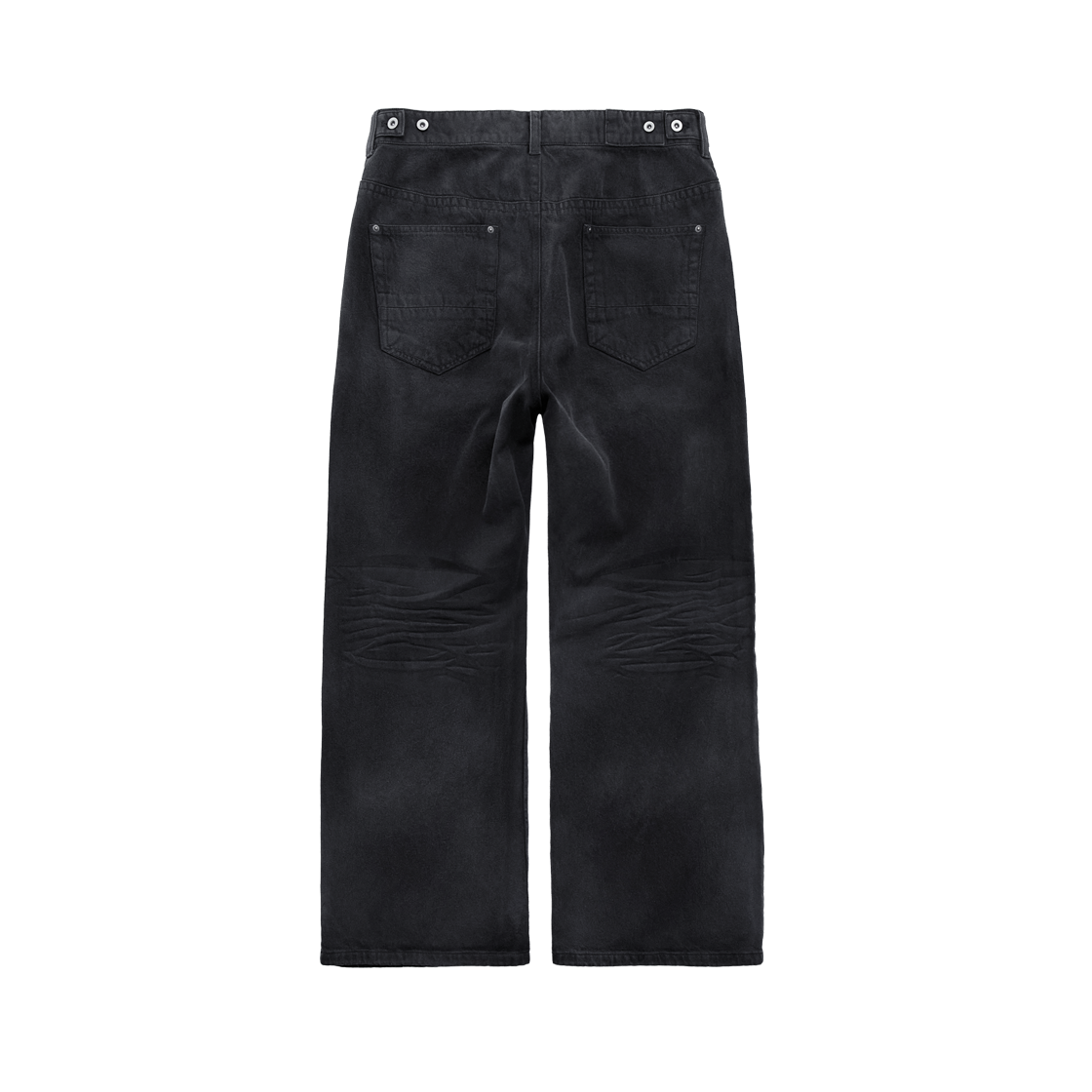 폴리테루 루즈드 코티드 진 (매트 코티드) 블루 차콜(Polyteru Loosed Coated Jean (Matt Coated) Blue Charcoal) - 2