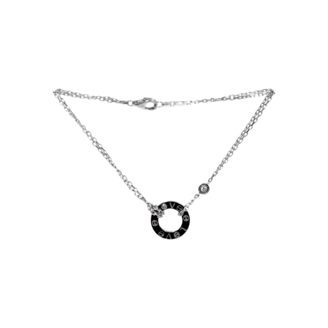 까르띠에 18K 화이트 골드 다이아 러브 팔찌 C-B51014(Cartier 18K White Gold Diamond Love Bracelet C-B51014)