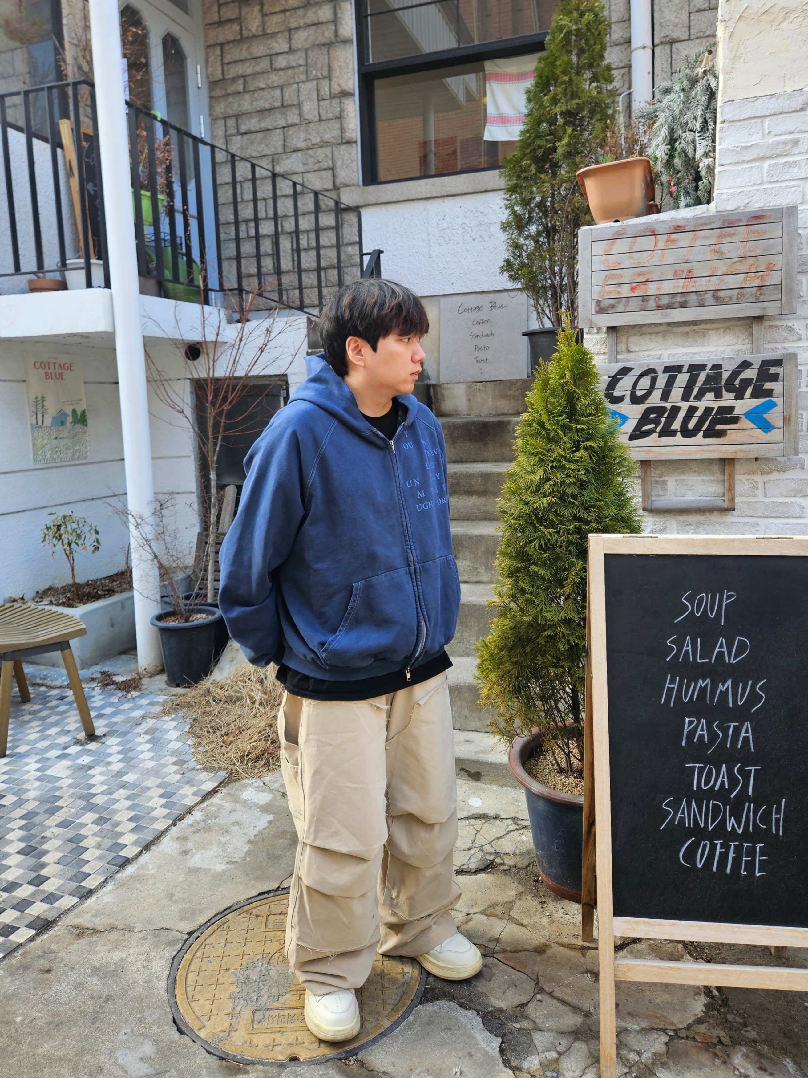 Converse x Drkshdw Turbowpn Egret 착용 스타일