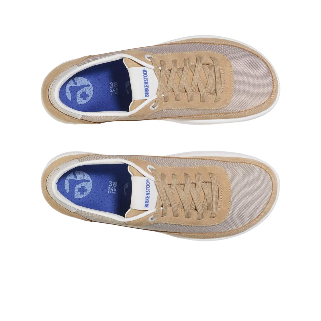 버켄스탁 호네프 시티 레더 텍스타일 뉴 베이지 - 레귤러(Birkenstock Honnef City Leather Textile New Beige - Regular) - 2