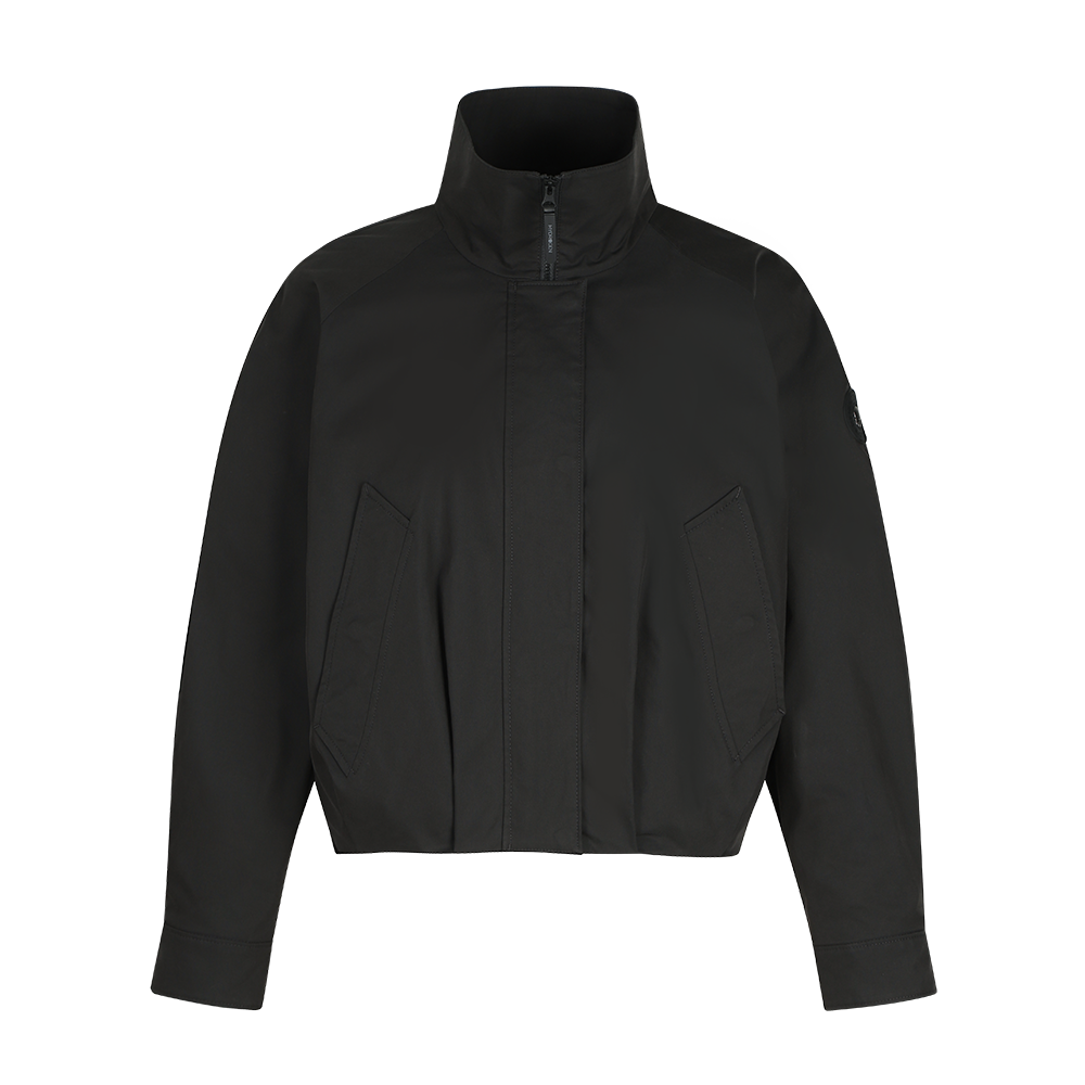 하이드로겐 여성 스텐넥 바람막이 블랙(HYDROGEN Women's Tall Neck Windbreaker Black)