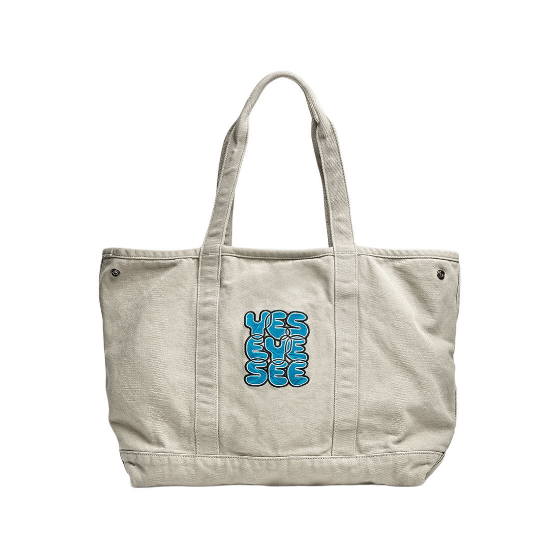[더블적립]예스아이씨 러프 캔버스 토트백 시멘트([더블적립]YESEYESEE Rough Canvas Totebag Cement) - 2