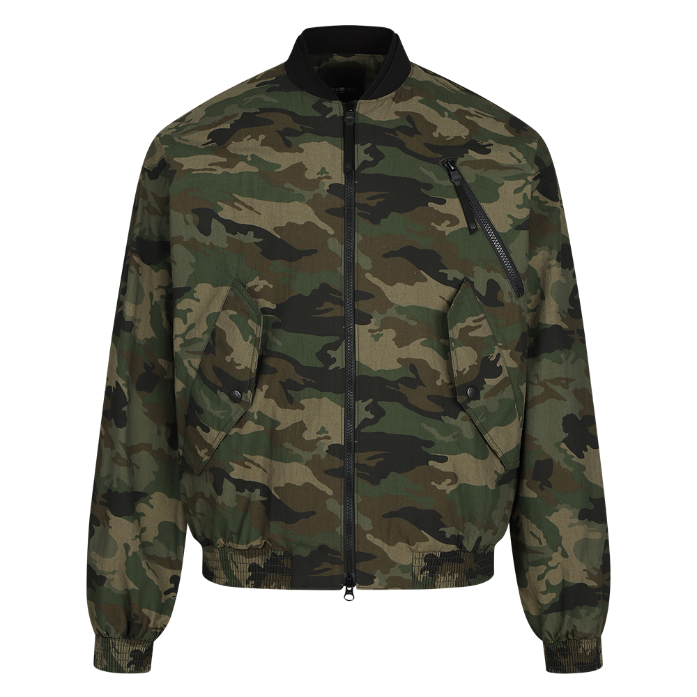 하이드로겐 남성 카모패턴 MA-1 점퍼 ZZ(HYDROGEN Men’s Camo Pattern MA-1 Jacket ZZ) - 1