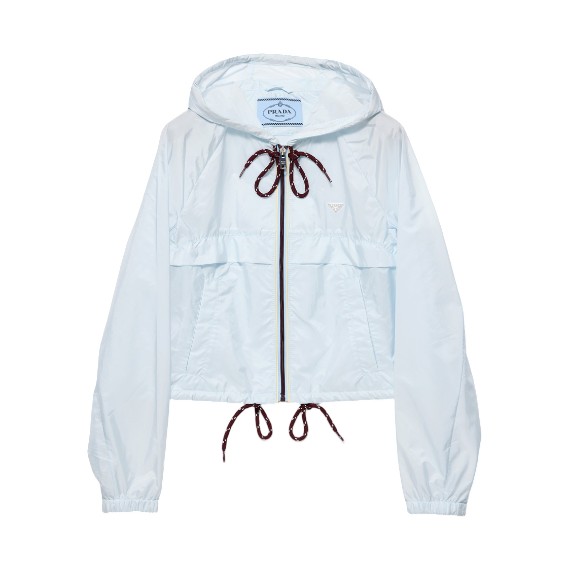 292267-1WQ9-F0518 (W) Prada Lightweight Re-Nylon Jacket Crystal