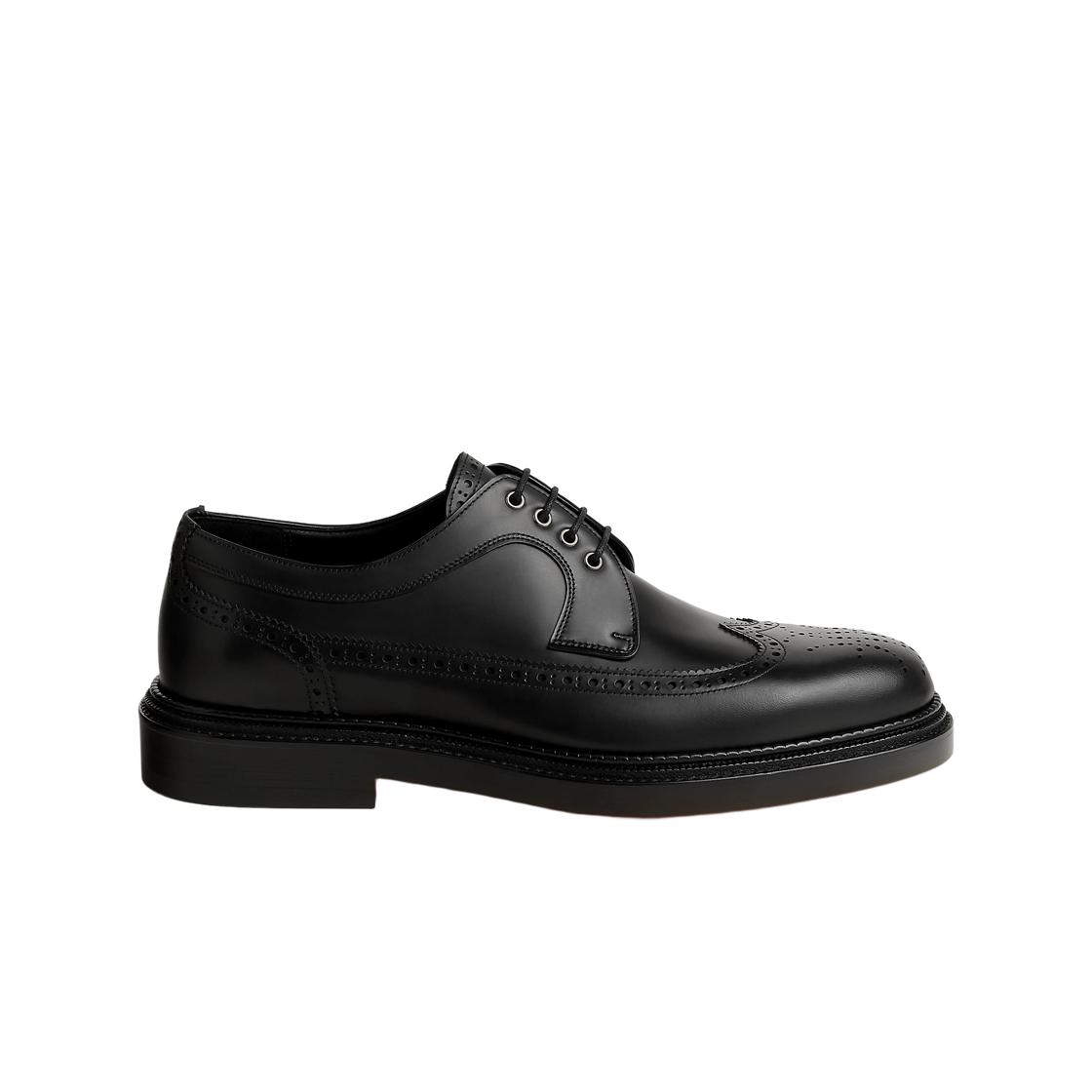에르메스 로슨 더비 슈즈 글레이즈드 카프스킨 & 누아(Hermes Lawson Derby Shoes Glazed Calfskin & Noir) - 1