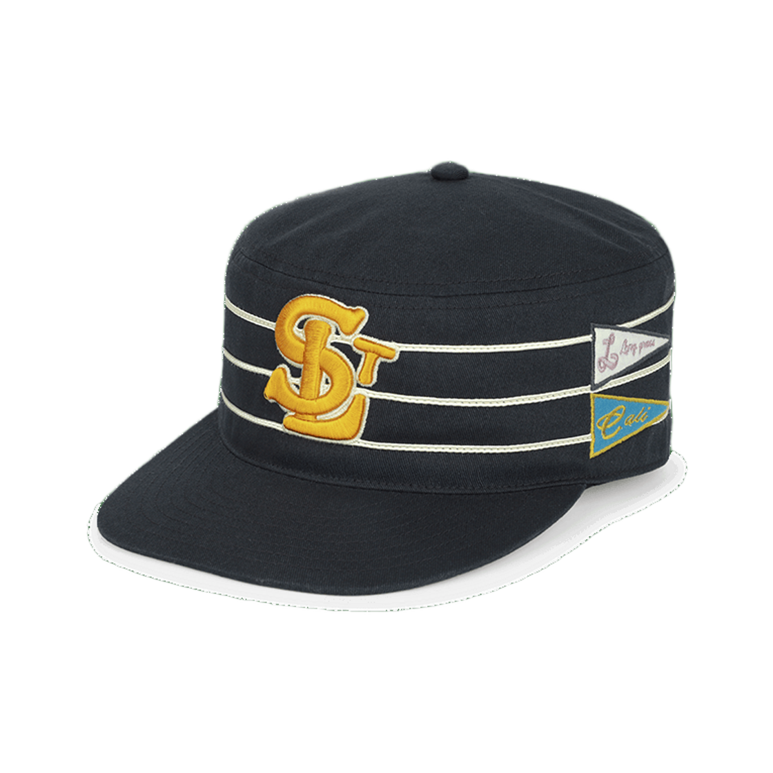 [트리플적립]썬러브 SLT 필박스 캡 네이비([트리플적립]SUNLOVE SLT Pillbox Cap Navy)