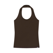 COYSEIO 038 Halter Neck Sleeveless Brown