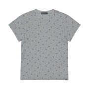 COYSEIO 038 Flower Plain T-Shirt Melange Grey
